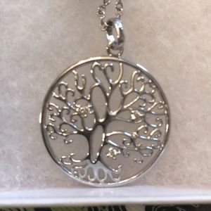 belk Jewelry - Belk Tree of Life Necklace Sterling Silver belk Jewelry - Belk Tree of Life Necklace Sterling Silver